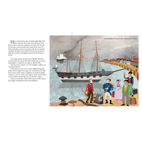 Libros Amanuta Patrimonio y cultura Darwin, un viaje al fin del mundo 9789568209421