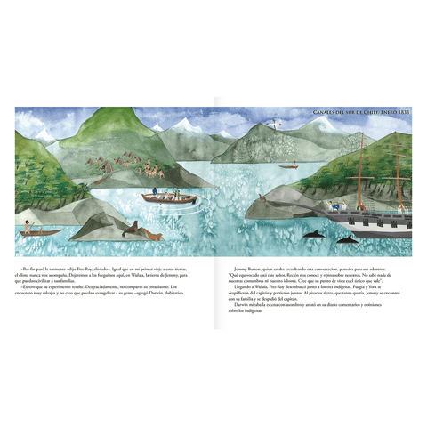 Libros Amanuta Patrimonio y cultura Darwin, un viaje al fin del mundo 9789568209421