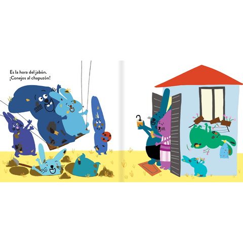 A bañarse, conejitos