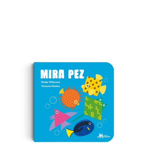 Libros Amanuta Libros de bebé Mira pez 9789563643312