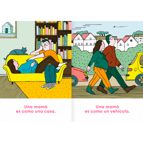 Libros Amanuta Ficción Una mamá es como una casa 9789563641295